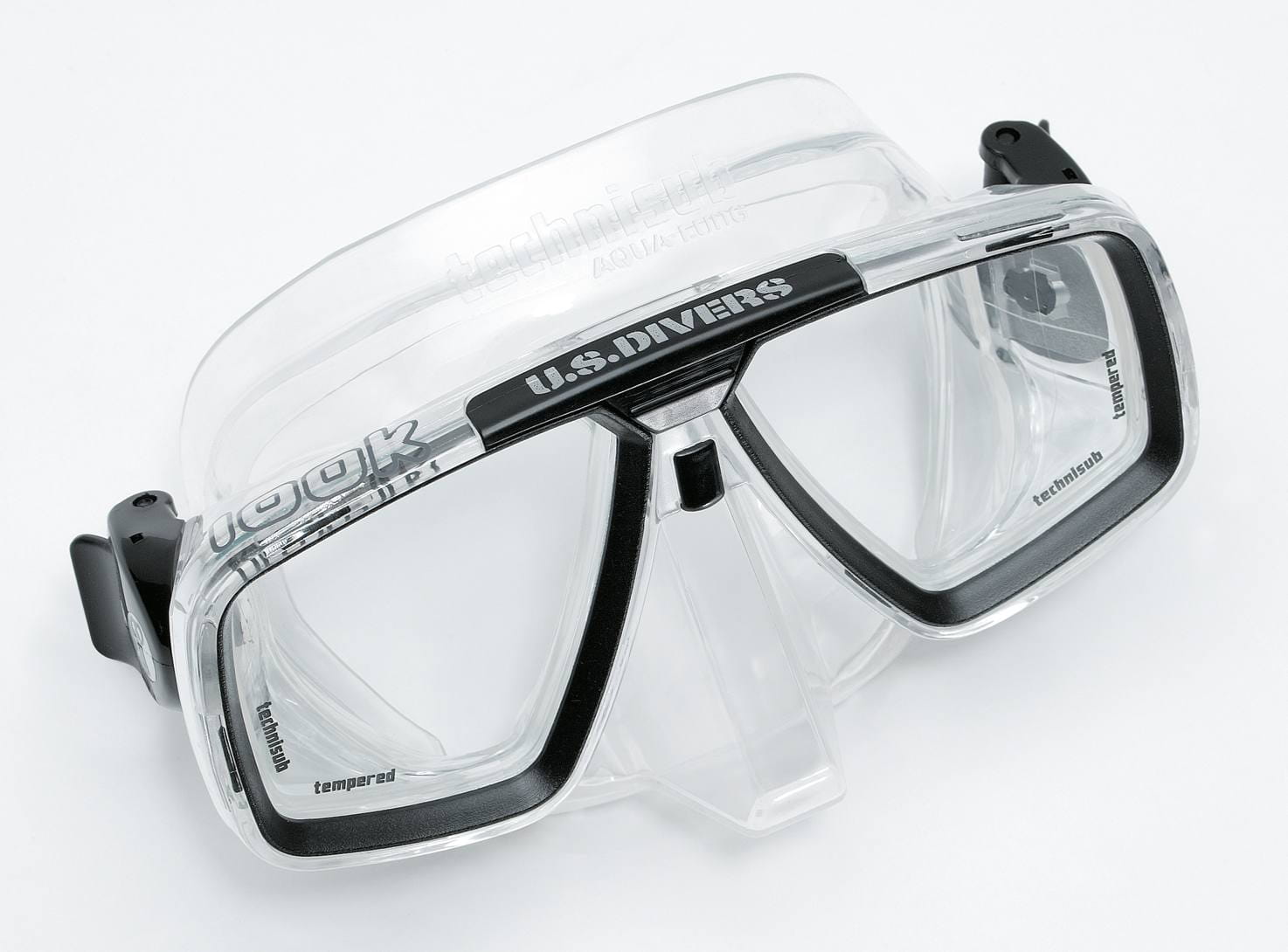 Aqualung Look Zweiglas-Tauchermaske transparent