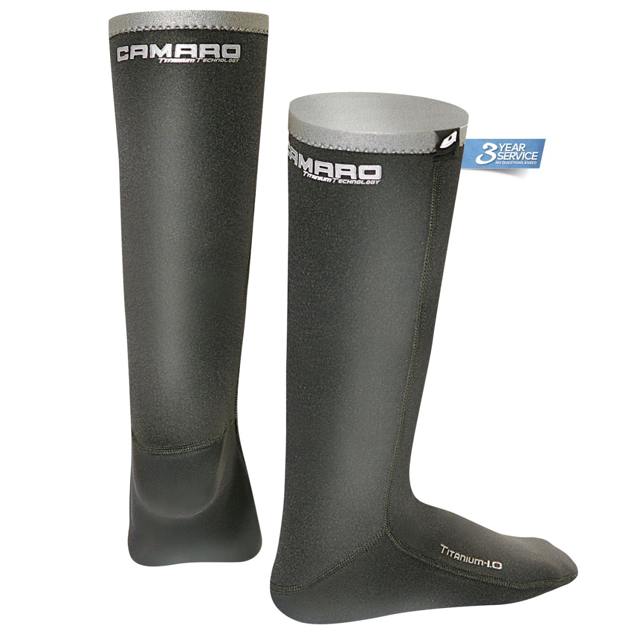 Camaro Titanium Thermo Longsocks 1mm Neoprensocken